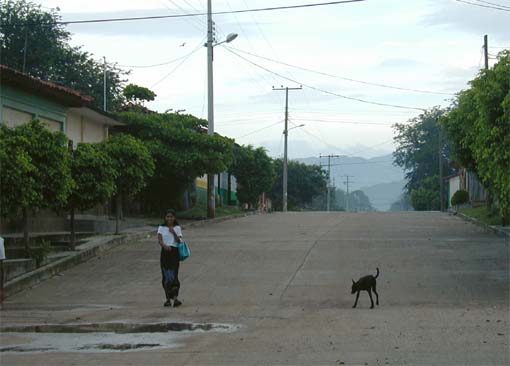 Calle en Niltepec
